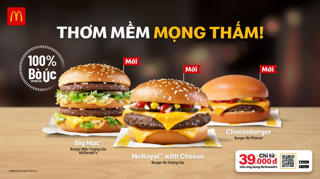 McDonalds Việt Nam trình làng các sản phẩm bánh burger mới - 1 McDonalds Việt Nam trình làng các sản phẩm bánh burger mới - 1