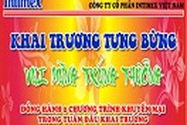Khai trương siêu thị Intimex tại 142 Lê Duẩn
