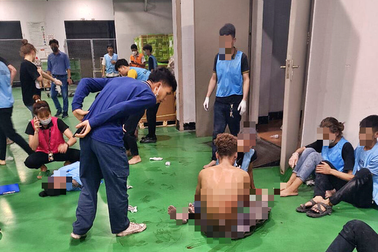 34 công nhân bị thương sau vụ nổ lớn ở khu công nghiệp