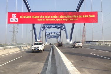 TPHCM: Khánh thành cầu Rạch Chiếc trên đường Vành đai Đông