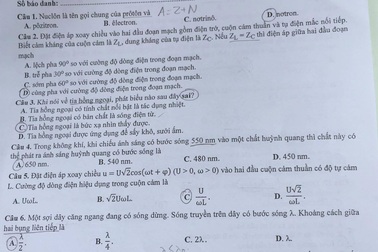 Đề thi Vật lý THPTQG 2017: Không có câu hỏi "bẫy" học sinh