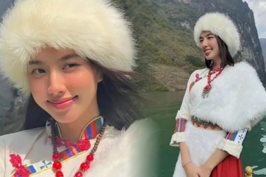 Hoa hậu Thùy Tiên phản hồi vụ "mặc trang phục nước ngoài trên sông Nho Quế"