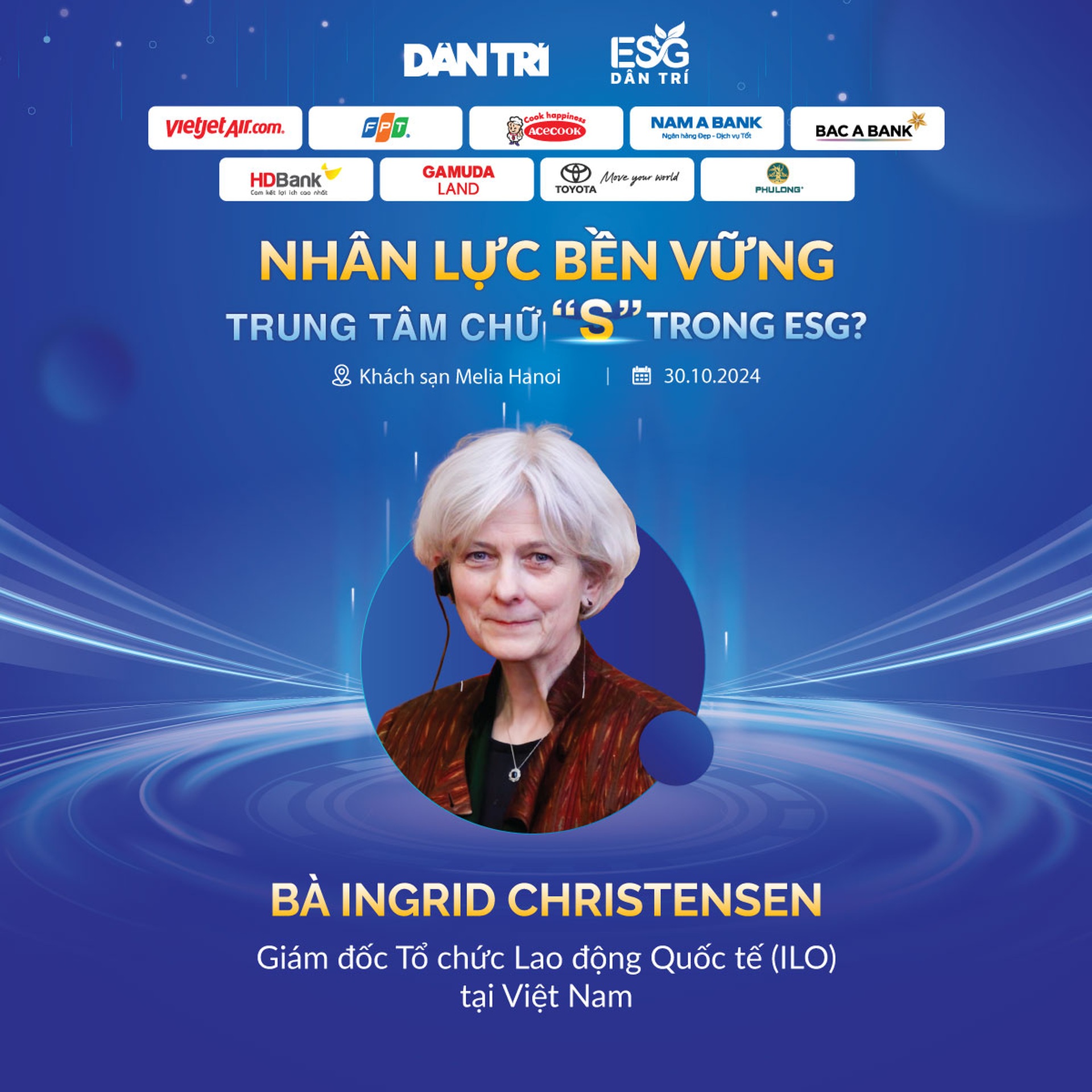 Dàn diễn giả tại hội thảo nhân lực bền vững do báo Dân trí tổ chức sáng 30/10 - 3 Dàn diễn giả tại hội thảo nhân lực bền vững do báo Dân trí tổ chức sáng 30/10 - 3