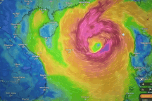 Bão Trà Mi hướng vào Trung Trung Bộ, miền Trung mưa lớn 3 ngày