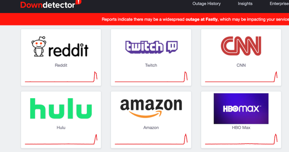 Hàng loạt trang web nổi tiếng thế giới gặp sự cố không thể truy cập - 1