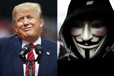 Nhóm hacker khét tiếng Anonymous “tuyên chiến” với ứng viên tổng thống Donald Trump