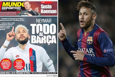 Neymar sẵn sàng hy sinh núi tiền để tái ngộ Messi