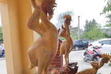 Những mâm cỗ "gà chầu" vô cùng độc đáo ngày Rằm tháng Giêng