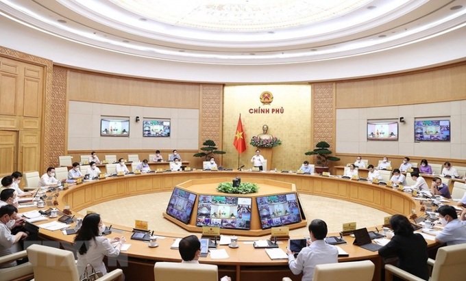 Toàn cảnh Phiên họp Chính phủ tháng 9 (Ảnh: TTXVN)