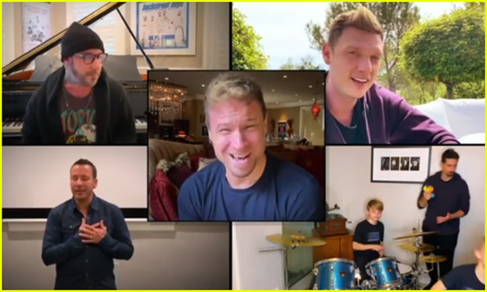 Backstreet Boys livestream hát lại bản hit I Want It That Way - 1 Backstreet Boys livestream hát lại bản hit I Want It That Way - 1