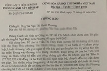 Công an TPHCM xem xét, giải quyết đơn người dân tố giác ca sĩ Thủy Tiên