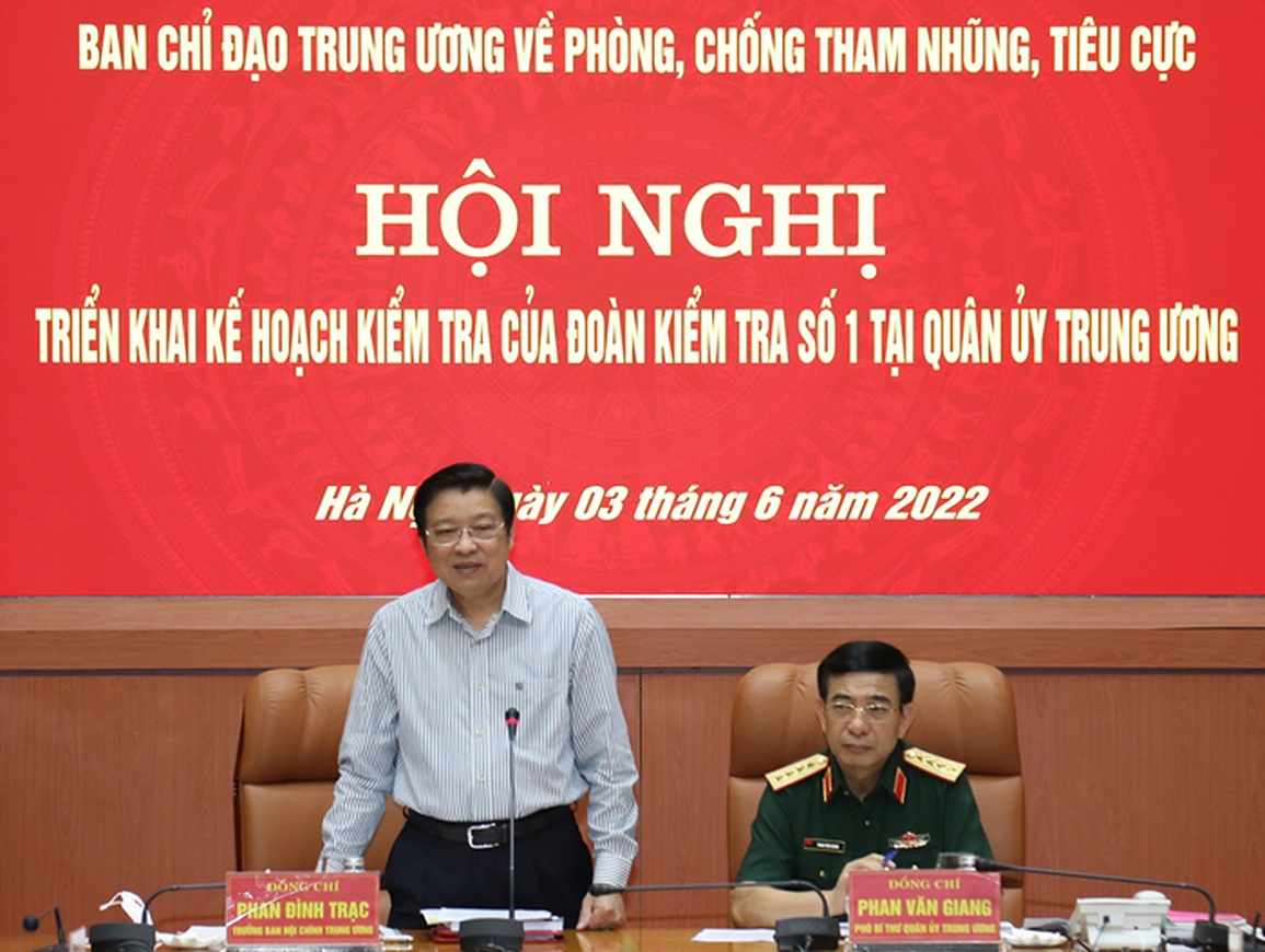 Kiểm tra công tác phòng, chống tham nhũng tại Quân ủy Trung ương - 2 Kiểm tra công tác phòng, chống tham nhũng tại Quân ủy Trung ương - 2