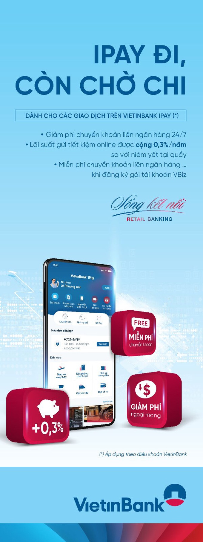 Cấp/Đổi PIN dễ dàng trên VietinBank iPay Mobile (iPIN) - Ảnh 1.