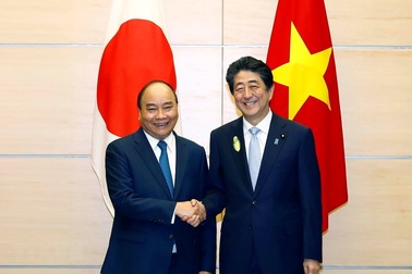 Thủ tướng Nguyễn Xuân Phúc hội đàm với Thủ tướng Nhật Bản Shinzo Abe