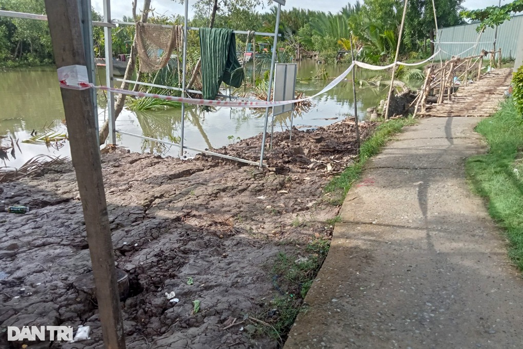 Long An: Sạt lở gây khó khăn cho người dân vùng sâu huyện Cần Giuộc - 3 Long An: Sạt lở gây khó khăn cho người dân vùng sâu huyện Cần Giuộc - 3