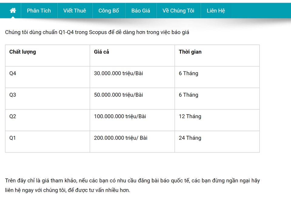 Rầm rộ thị trường mua – bán bài báo quốc tế - 2 Rầm rộ thị trường mua – bán bài báo quốc tế - 2
