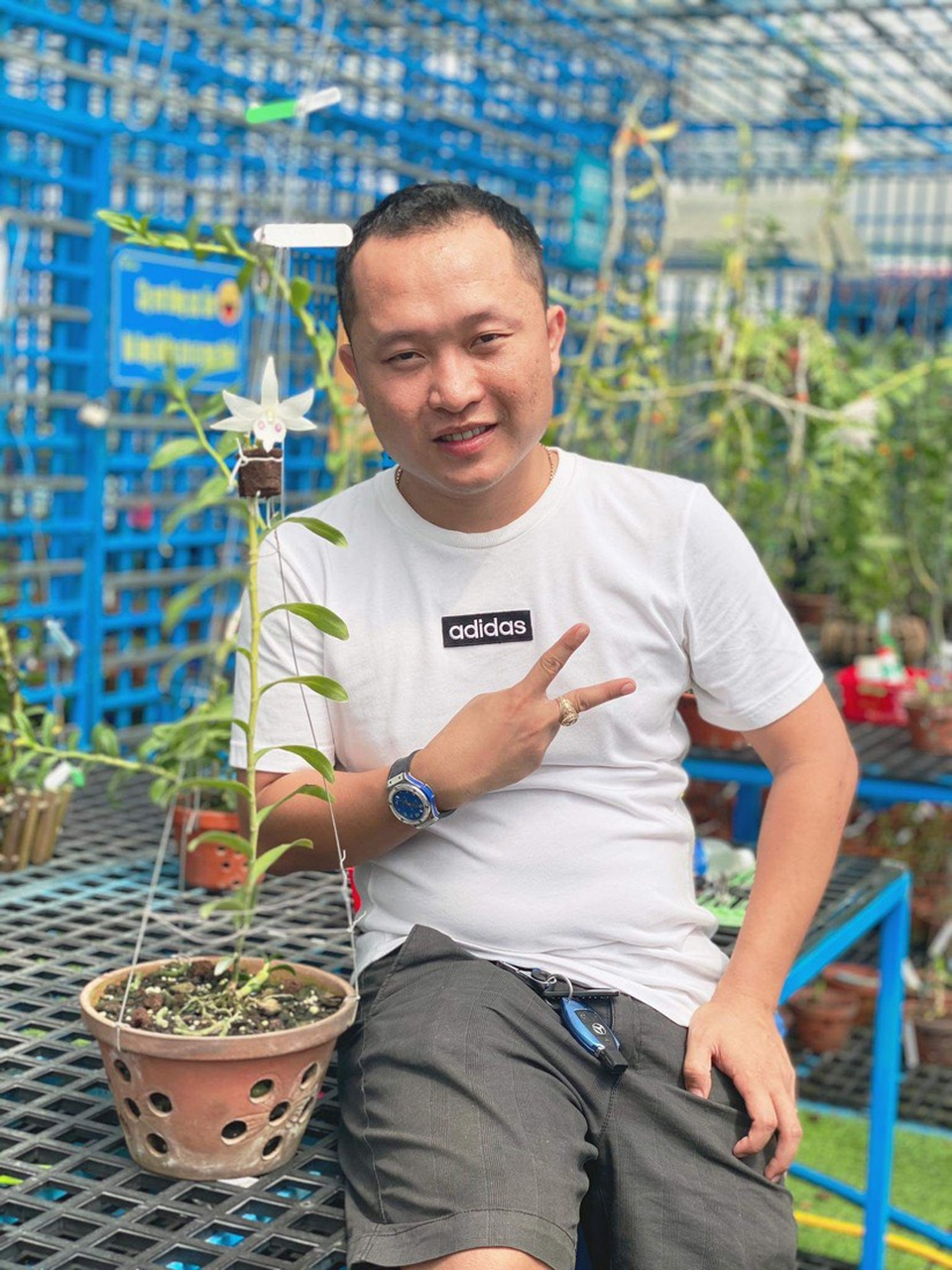 Nghệ nhân hoa lan Trần Tấn Hiền chia sẻ về cách xử lý cây lan và giá thể trước khi ghép - 1 Nghệ nhân hoa lan Trần Tấn Hiền chia sẻ về cách xử lý cây lan và giá thể trước khi ghép - 1