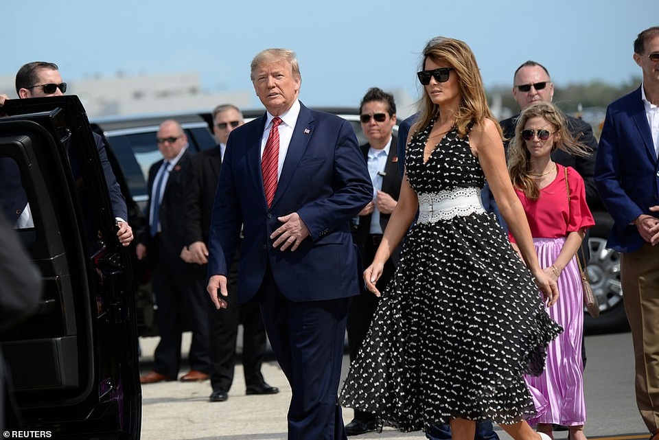 Xe quái thú, chuyên cơ của ông Trump xuất hiện tại thánh địa xe đua - 1 Xe quái thú, chuyên cơ của ông Trump xuất hiện tại thánh địa xe đua - 1