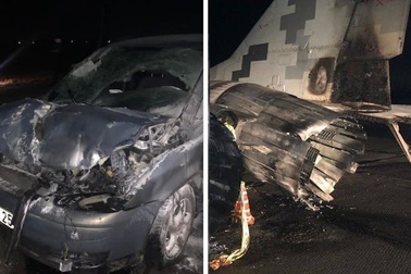 Quân nhân Ukraine say rượu lái xe tông hỏng động cơ tiêm kích MiG-29