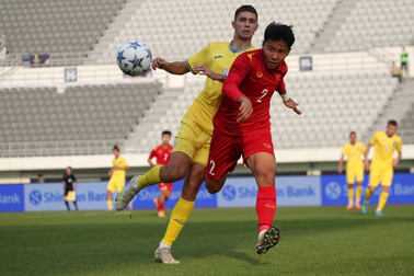 U18 Việt Nam thua ngược U18 Ukraine