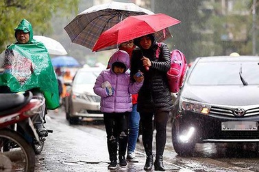 Miền Bắc mưa rét, vùng núi cao có nơi dưới 10 độ C