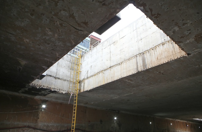 Cận cảnh ga ngầm đầu tiên của tuyến đường sắt Nhổn – ga Hà Nội - 16 Cận cảnh ga ngầm đầu tiên của tuyến đường sắt Nhổn – ga Hà Nội - 16