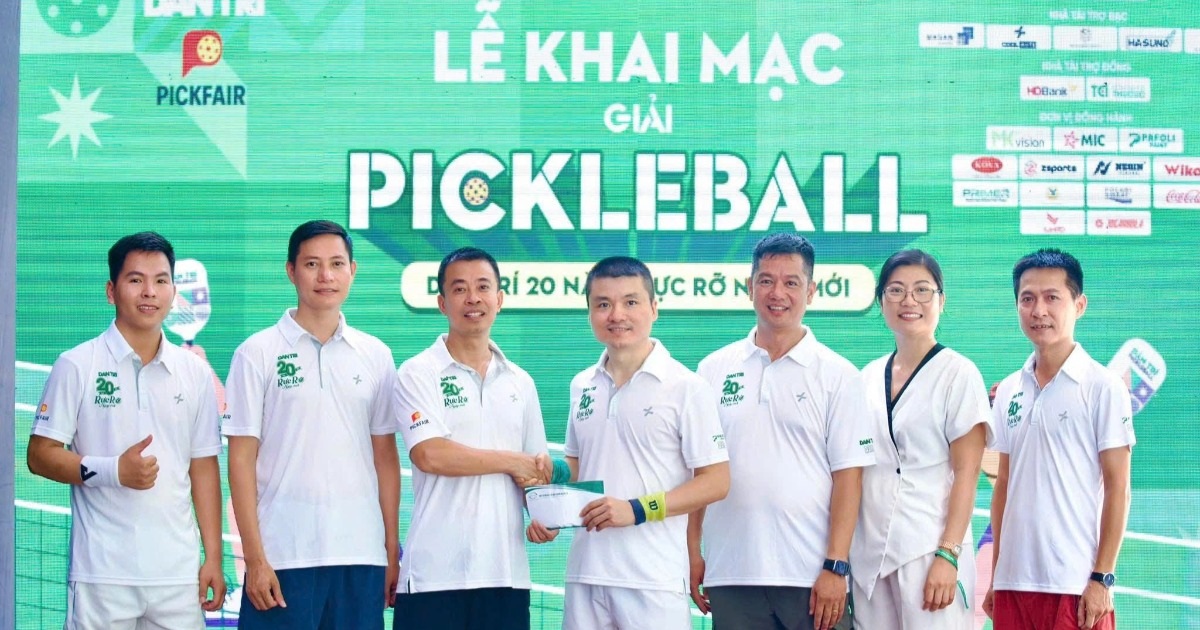 Công ty Toàn Cầu trao 20 triệu xây nhà nhân ái tại Giải Pickleball Dân trí