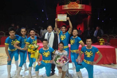 Việt Nam đoạt HCV tại Liên hoan xiếc quốc tế tại Pháp  