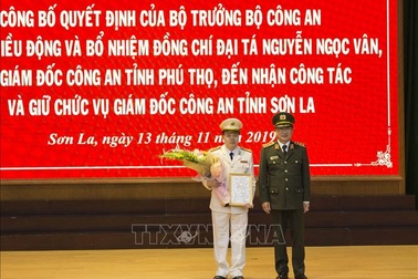 Phó Giám đốc Công an Phú Thọ được bổ nhiệm làm Giám đốc Công an Sơn La