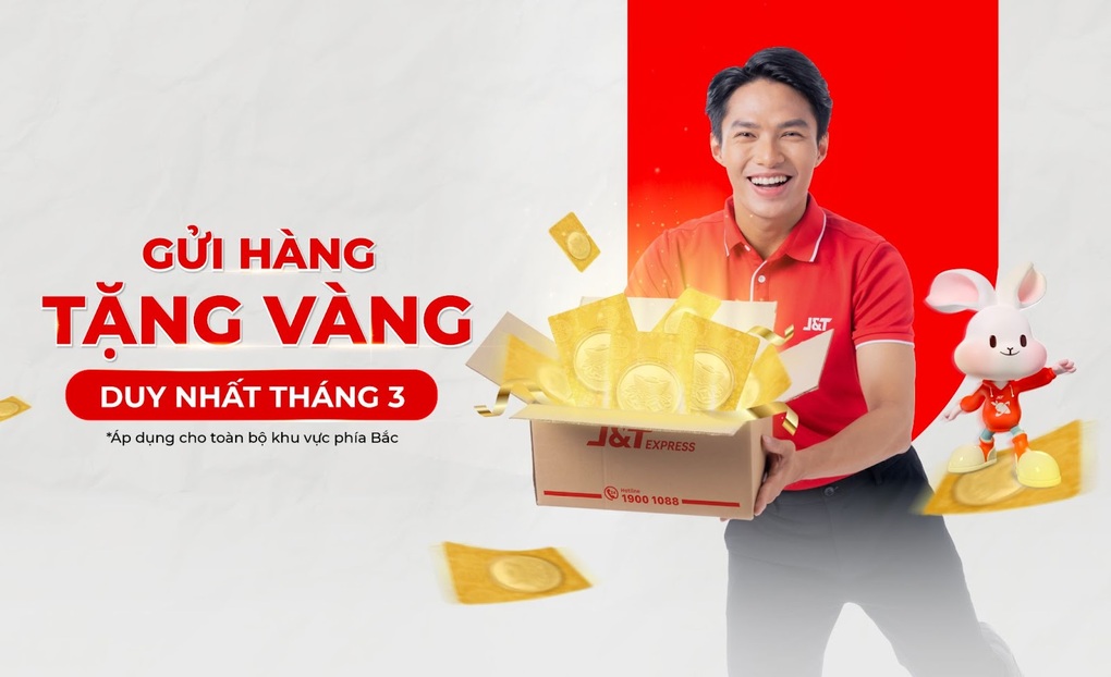 JT Express Việt Nam tặng hơn 10 cây vàng PNJ cho khách hàng - 1 JT Express Việt Nam tặng hơn 10 cây vàng PNJ cho khách hàng - 1
