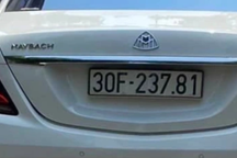Xe mang tem Maybach dán che biển số, dân mạng đòi xử phạt làm gương