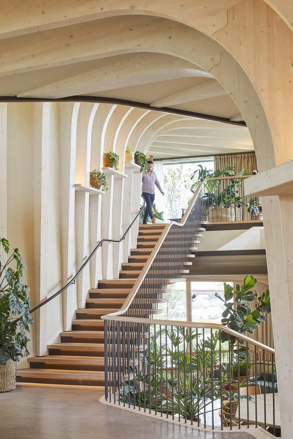 Ngỡ ngàng tòa nhà ngập cây xanh, vào bên trong như đi lạc trong rừng - 5 Ngỡ ngàng tòa nhà ngập cây xanh, vào bên trong như đi lạc trong rừng - 5