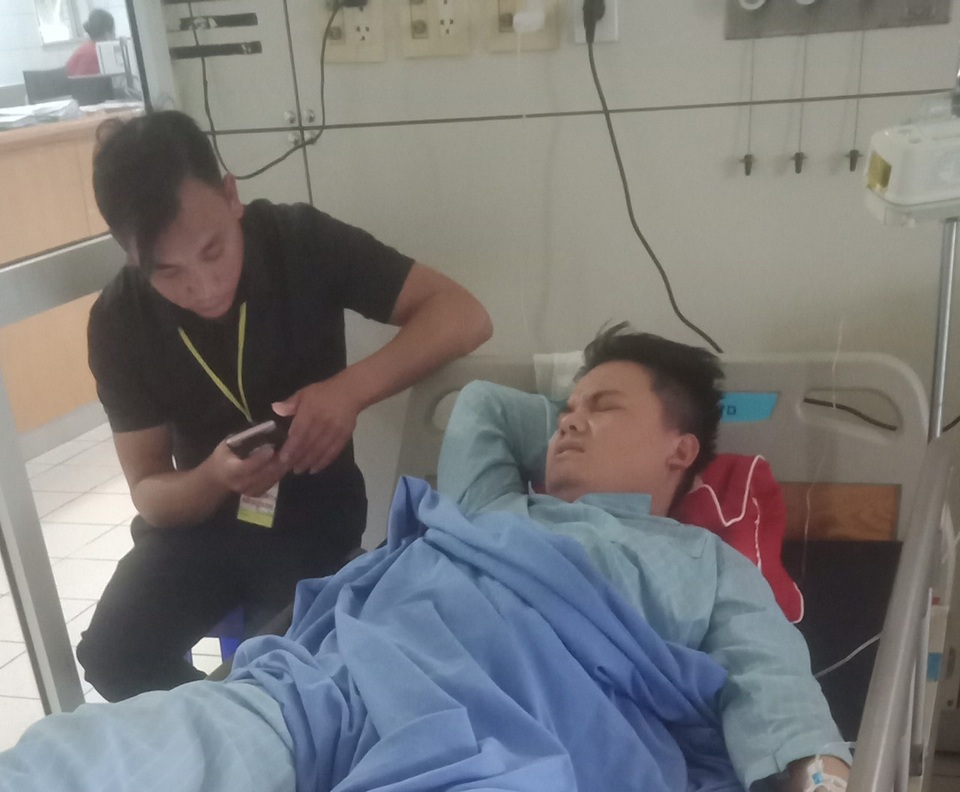 Một trinh sát bị thương khi vật lộn với tội phạm ma túy - 2 Một trinh sát bị thương khi vật lộn với tội phạm ma túy - 2