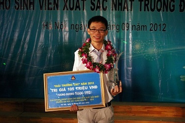 Giải thưởng 5.000 USD cho SV xuất sắc nhất ĐH Xây dựng 