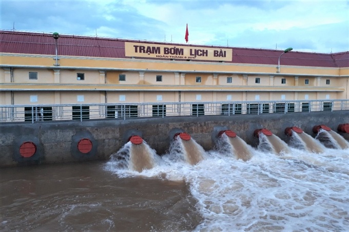 Trạm bơm Lịch Bài do Công ty Thủy lợi Nam Thái Bình vận hành và Khai thác.