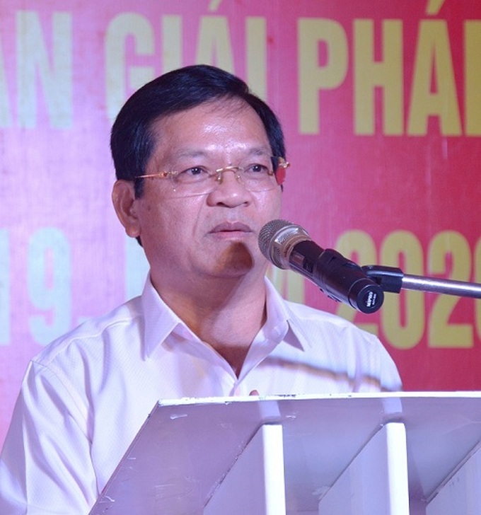 Ông Lê Viết Chữ- Bí thư tỉnh ủy tỉnh Quảng Ngãi, 