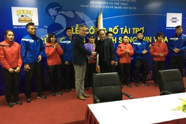 Đội tuyển vật Hà Nội nhận tài trợ lớn