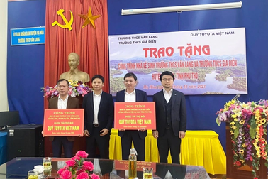 Dự án xây dựng, cải tạo nhà vệ sinh của Toyota Việt Nam đến với 10 tỉnh thành