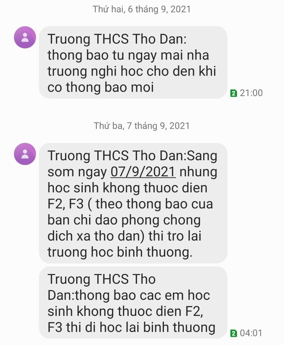 Hơn 1.000 học sinh nghỉ học vì liên quan F1 được thông báo đi học trở lại - 2 Hơn 1.000 học sinh nghỉ học vì liên quan F1 được thông báo đi học trở lại - 2