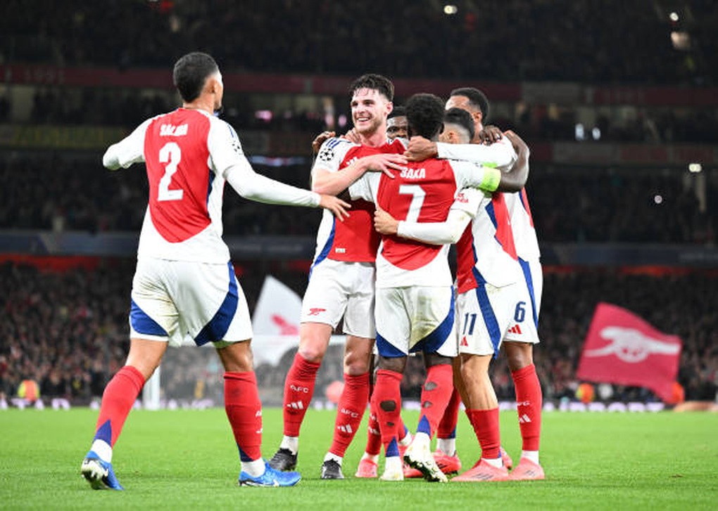 Arsenal thắng thuyết phục PSG tại Emirates | Báo Dân trí