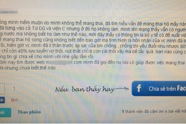 Nếm trái đắng tìm người mang thai hộ 'chui'