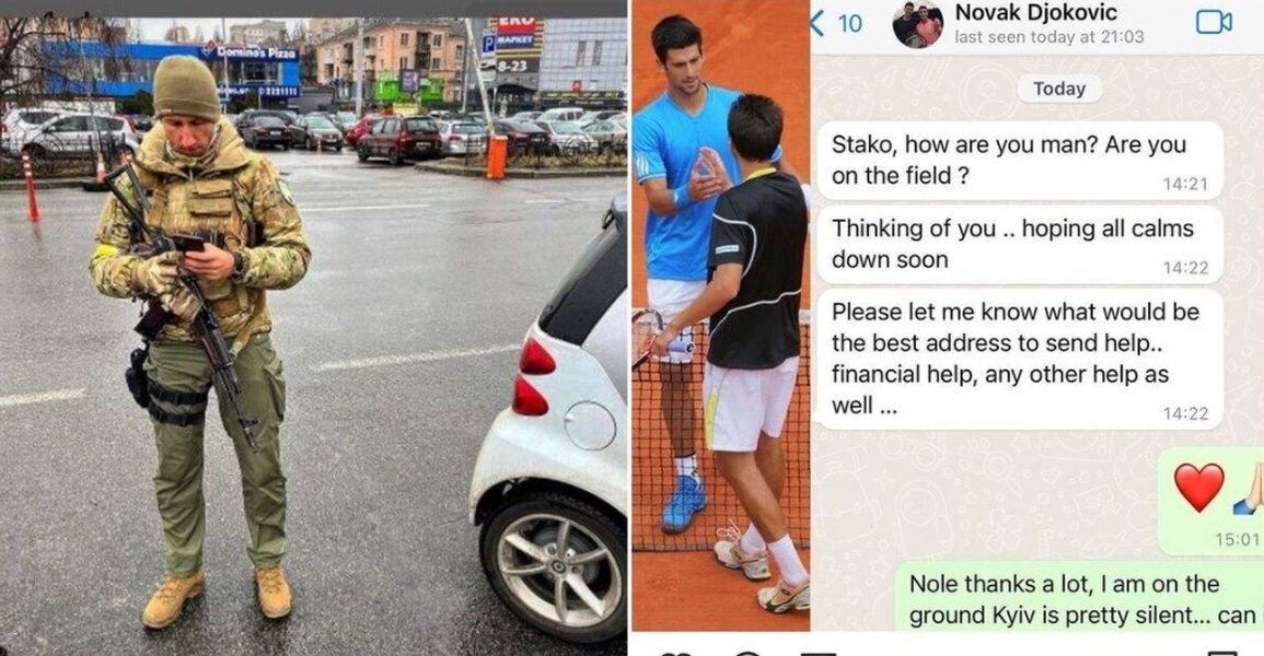 Hành động đẹp của Djokovic với tay vợt người Ukraine - 1 Hành động đẹp của Djokovic với tay vợt người Ukraine - 1