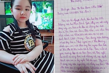 Tặng giấy khen bé lớp 2 viết thư gửi PTT Vũ Đức Đam về chống dịch Covid-19