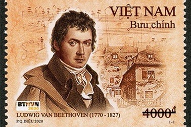 Phát hành bộ tem về nhà soạn nhạc vĩ đại Beethoven