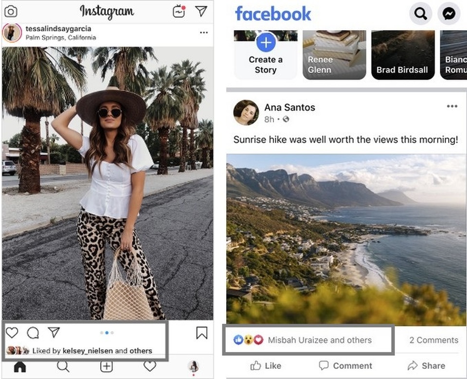 Facebook, Instagram cho người dùng ẩn số lượt Like trên bài viết - 1 Facebook, Instagram cho người dùng ẩn số lượt Like trên bài viết - 1