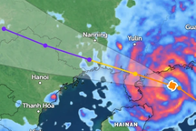 Bão Talim ở giai đoạn mạnh nhất, miền Bắc mưa lớn từ tối nay