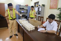 Bắt giữ ô tô vận chuyển ngà voi