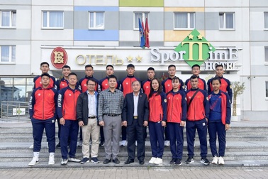 Đội tuyển CAND Việt Nam thi Lính chữa cháy tại Belarus