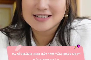Ca sĩ Khánh Linh hát "Cô tấm ngày nay" đầy ngọt ngào