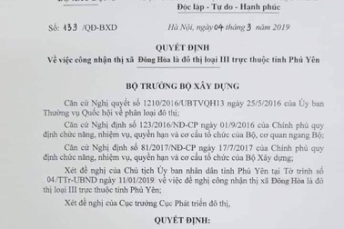 Phú Yên: Truy tìm người giả Quyết định Bộ trưởng Bộ Xây dựng nghi nhằm mục đích “thổi” giá đất